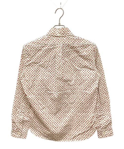 JELADO（ジェラード）JELADO (ジェラード) 総柄シャツ レッド×ホワイト サイズ:Sの古着・服飾アイテム