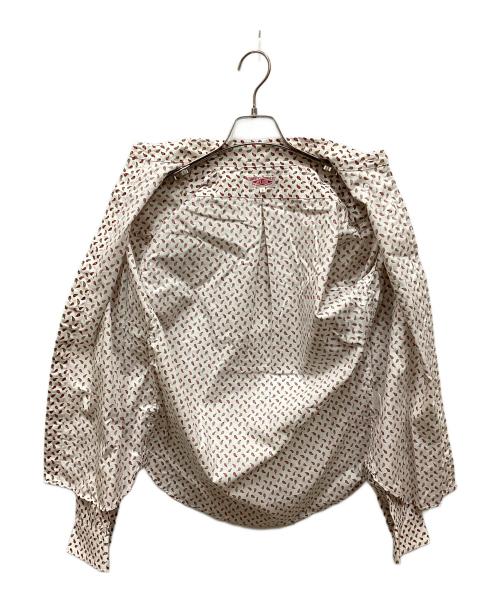 JELADO（ジェラード）JELADO (ジェラード) 総柄シャツ レッド×ホワイト サイズ:Sの古着・服飾アイテム