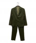 BEAMS HEARTビームスハート）の古着「テックコーデュロイ セットアップ」｜グリーン