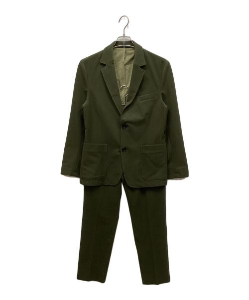 BEAMS HEART（ビームスハート）BEAMS HEART (ビームスハート) テックコーデュロイ セットアップ グリーン サイズ:Sの古着・服飾アイテム