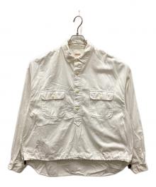 KAPITAL（キャピタル）の古着「ヘリンボーンツイルアノラックシャツ」｜ホワイト