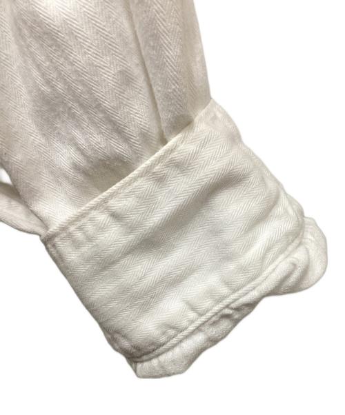 KAPITAL（キャピタル）KAPITAL (キャピタル) ヘリンボーンツイルアノラックシャツ ホワイト サイズ:Sの古着・服飾アイテム