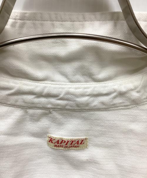 KAPITAL（キャピタル）KAPITAL (キャピタル) ヘリンボーンツイルアノラックシャツ ホワイト サイズ:Sの古着・服飾アイテム