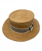 Pois Eポイゼ）の古着「カンカン帽」｜ブラウン