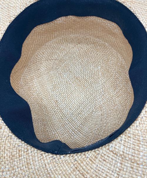 Pois E（ポイゼ）pois e (ポイゼ) カンカン帽 ブラウン サイズ:表記なしの古着・服飾アイテム