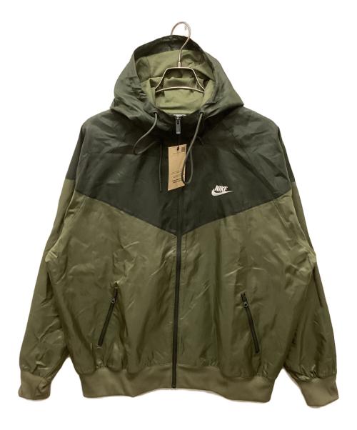 NIKE（ナイキ）NIKE (ナイキ) WRフードウーブンジャケット カーキ サイズ:XL 未使用品の古着・服飾アイテム
