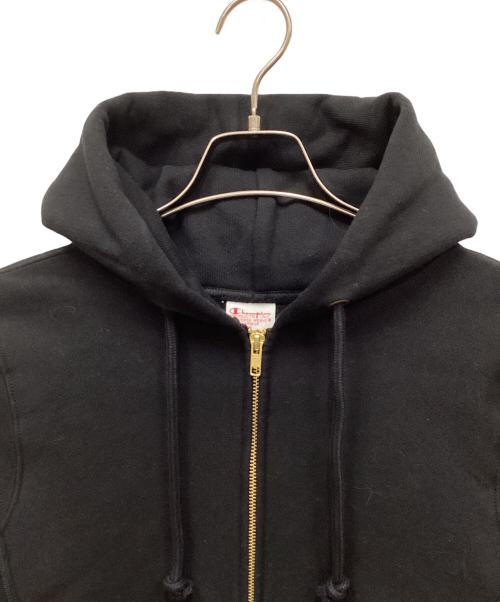 Champion REVERSE WEAVE（チャンピオン リバース ウィーブ）Champion REVERSE WEAVE (チャンピオン リバース ウィーブ) ジップパーカー ブラック サイズ:S 未使用品の古着・服飾アイテム