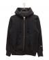 Champion REVERSE WEAVE（チャンピオン リバース ウィーブ）の古着「ジップパーカー」｜ブラック