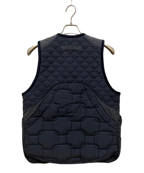 LAVENHAM（ラベンハム）LAVENHAM (ラベンハム) Nicholas Daley X Lavenham Zip Through Vest / ジップスルーベスト ネイビー サイズ:M 未使用品の古着・服飾アイテム