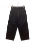 MONKEY TIME（モンキータイム）の古着「ガーメントダイ ツイル バギー パンツ」｜ブラック