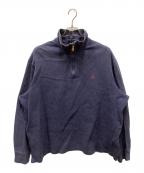POLO RALPH LAURENポロ・ラルフローレン）の古着「ハーフジップスウェット」｜ネイビー