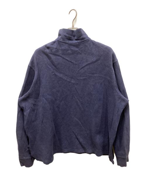 POLO RALPH LAUREN（ポロ・ラルフローレン）POLO RALPH LAUREN (ポロ・ラルフローレン) ハーフジップスウェット ネイビー サイズ:XLの古着・服飾アイテム