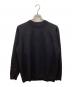 ATON（エイトン）の古着「Wool Washi Crew Neck Sweater / ペーパーブレンドクルーニット」｜ネイビー