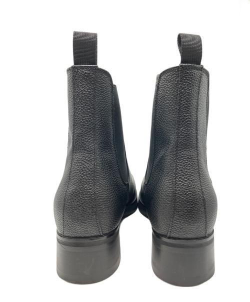 shiun（シウン）shiun (シウン) GRAIN CHELSEA BOOTS ブラック サイズ:39の古着・服飾アイテム