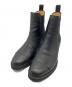 shiun（シウン）の古着「GRAIN CHELSEA BOOTS」｜ブラック