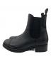 shiun (シウン) GRAIN CHELSEA BOOTS ブラック サイズ:39：20000円