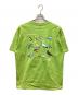 stussy (ステューシー) birds of california tee/バーズオブカリフォォルニアTシャツ 黄緑 サイズ:L：8000円