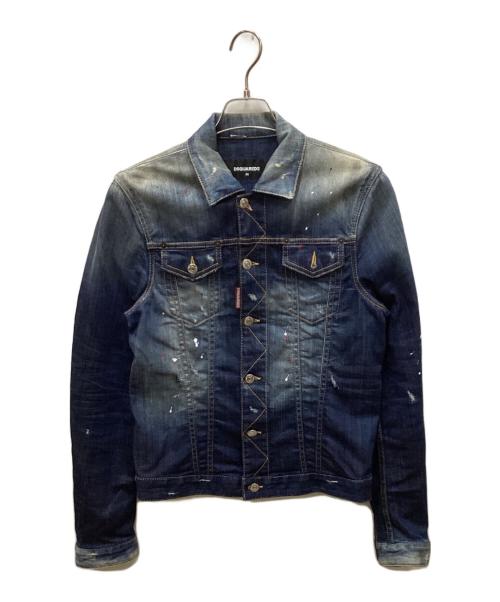 DSQUARED2（ディースクエアード）DSQUARED2 (ディースクエアード) Classic Jean Jacket インディゴ サイズ:46の古着・服飾アイテム