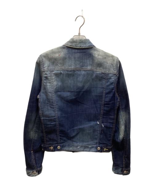 DSQUARED2（ディースクエアード）DSQUARED2 (ディースクエアード) Classic Jean Jacket インディゴ サイズ:46の古着・服飾アイテム