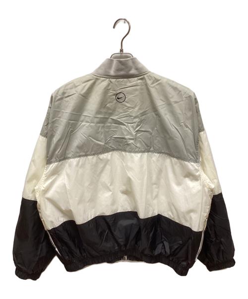 NIKE（ナイキ）NIKE (ナイキ) 90Sナイロンジャケット ライトグレー×ホワイト×ブラック サイズ:XLの古着・服飾アイテム