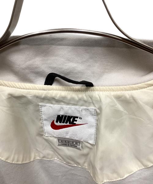 NIKE（ナイキ）NIKE (ナイキ) 90Sナイロンジャケット ライトグレー×ホワイト×ブラック サイズ:XLの古着・服飾アイテム