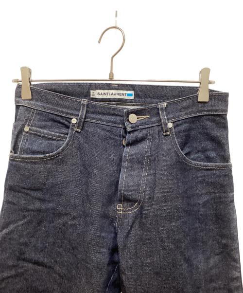 SAINTLAURENT JEANS（サンローラン ジーンズ）SAINTLAURENT JEANS (サンローラン ジーンズ) サイドパイピングデニムパンツ インディゴ サイズ:W28の古着・服飾アイテム