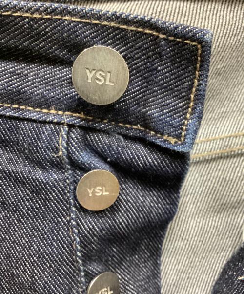 SAINTLAURENT JEANS（サンローラン ジーンズ）SAINTLAURENT JEANS (サンローラン ジーンズ) サイドパイピングデニムパンツ インディゴ サイズ:W28の古着・服飾アイテム