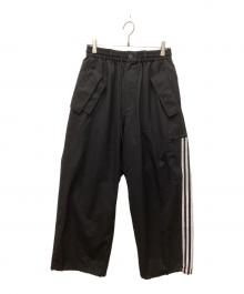 Y-3（ワイスリー）の古着「REFINED WOOL STRAIGHT LEG PANTS」｜ブラック