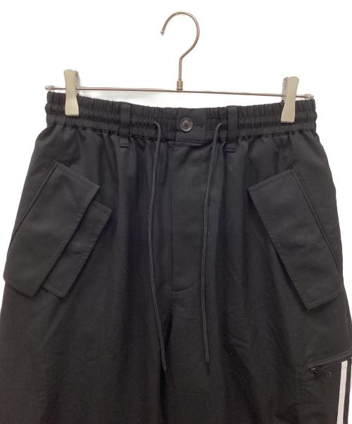 Y-3（ワイスリー）Y-3 (ワイスリー) REFINED WOOL STRAIGHT LEG PANTS ブラック サイズ:XSの古着・服飾アイテム