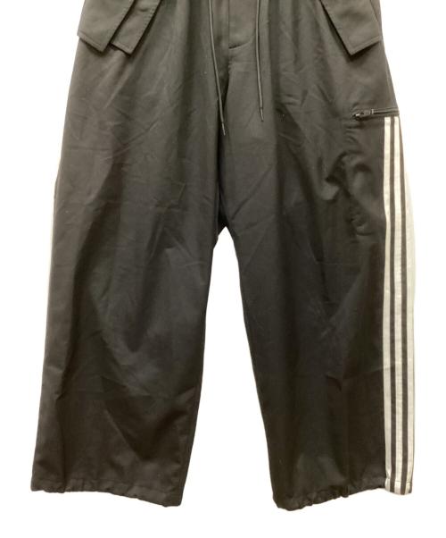 Y-3（ワイスリー）Y-3 (ワイスリー) REFINED WOOL STRAIGHT LEG PANTS ブラック サイズ:XSの古着・服飾アイテム