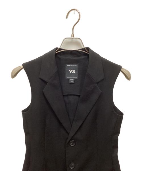 Y-3（ワイスリー）Y-3 (ワイスリー) Sport Uniform Tailored トップ/ロングテーラードジレ ブラック サイズ:2XSの古着・服飾アイテム