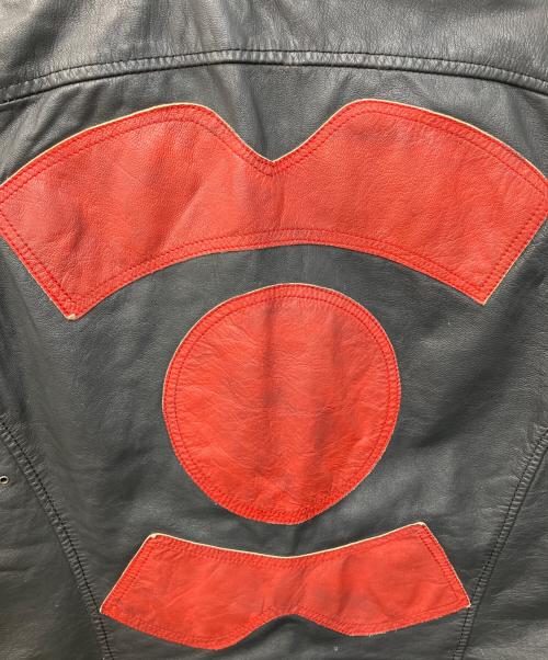 DIESEL（ディーゼル）DIESEL (ディーゼル) レザーベスト ネイビー サイズ:Sの古着・服飾アイテム