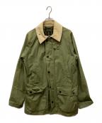 Barbourバブアー）の古着「BEDALE / ビデイル ノンオイルジャケット」｜黄緑