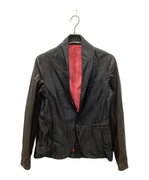 CATORCE（カトルセ）catorce (カトルセ) 袖切替テーラードジャケット ブラック サイズ:不明の古着・服飾アイテム