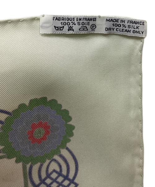 HERMES（エルメス）HERMES (エルメス) シルクスカーフ 黄緑の古着・服飾アイテム