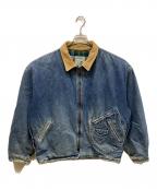 NIGEL CABOURNナイジェルケーボン）の古着「ブランケットライナーデニムジャケット」｜インディゴ