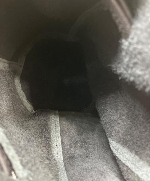 confect（コンフェクト）CONFECT (コンフェクト) バレンシアレザー巾着バッグ ブラックの古着・服飾アイテム