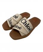 Chloeクロエ）の古着「woodyフラットミュール」｜ブラウン