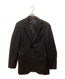 GARNIER（ガルニエ）の古着「シャドーストライプジャケット」｜ブラック