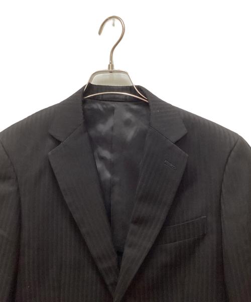 GARNIER（ガルニエ）Garnier (ガルニエ) シャドーストライプジャケット ブラック サイズ:Sの古着・服飾アイテム