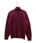 Needlesニードルズ）の古着「Zipped Mohair Cardigan」｜パープル