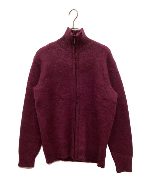 Needles（ニードルズ）Needles (ニードルズ) Zipped Mohair Cardigan パープル サイズ:XSの古着・服飾アイテム