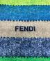 FENDI (フェンディ) シルクスカーフ グリーン×ブルー：12000円