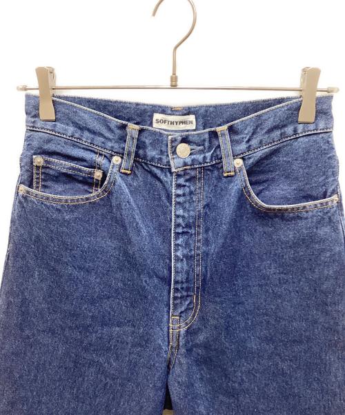 SOFTHYPHEN（ソフトハイフン）SOFTHYPHEN (ソフトハイフン) BAGGY FIT JEANS / バギーデニムパンツ インディゴ サイズ:W26の古着・服飾アイテム