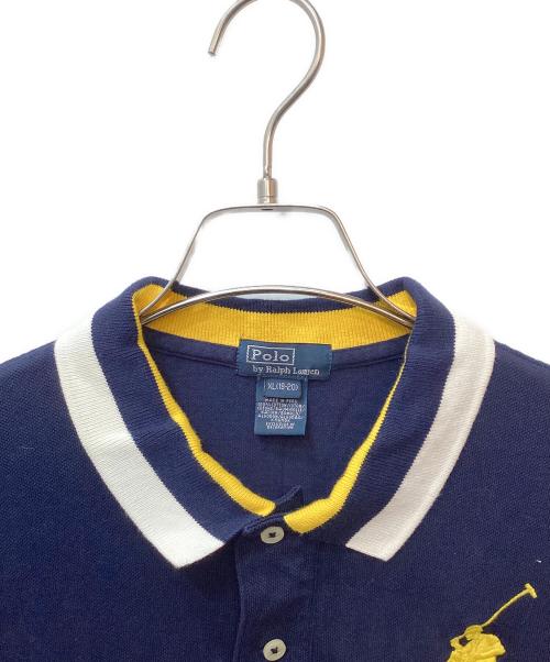 POLO RALPH LAUREN（ポロ・ラルフローレン）POLO RALPH LAUREN (ポロ・ラルフローレン) ビッグポニーポロシャツ ネイビー サイズ:XLの古着・服飾アイテム