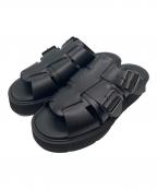 toshinosuke takegaharaトシノスケ タケガハラ）の古着「ストラップサンダル」｜ブラック