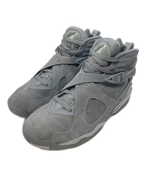 NIKE（ナイキ）NIKE (ナイキ) AIR JORDAN 8 RETRO スニーカー グレー サイズ:27.5㎝の古着・服飾アイテム