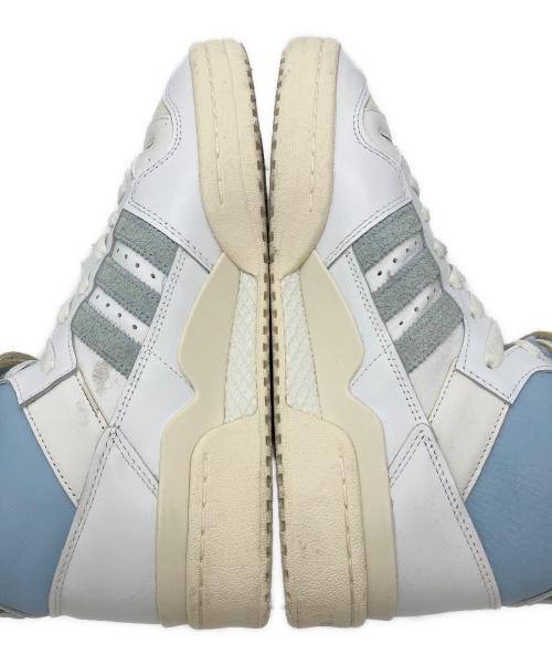 adidas（アディダス）adidas (アディダス) Forum OG 84 ハイカットスニーカー ベージュ×ブルー サイズ:27.5㎝の古着・服飾アイテム