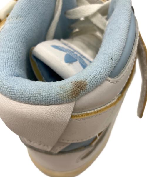 adidas（アディダス）adidas (アディダス) Forum OG 84 ハイカットスニーカー ベージュ×ブルー サイズ:27.5㎝の古着・服飾アイテム