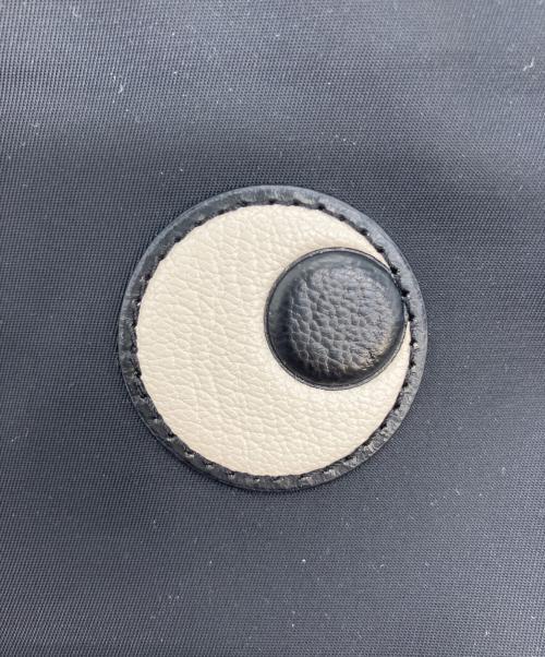 ANYA HINDMARCH（アニヤ・ハインドマーチ）ANYA HINDMARCH (アニヤ・ハインドマーチ) Prausting pouch eyes / 巾着ポーチ ブラックの古着・服飾アイテム